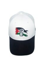 FREE PALESTINE SYMBOL -WHITE  & BLACK