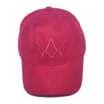 SIGNATURE OF CROWN- MAROON  (SUEDE FABRIC)