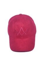 SIGNATURE OF CROWN- MAROON  (SUEDE FABRIC)