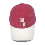 DO IT- MAROON & OFF WHITE (SUEDE FABRIC)