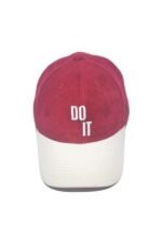DO IT- MAROON & OFF WHITE (SUEDE FABRIC)