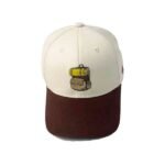 TRAVEL BAG CAP-OFF WHITE & BROWN