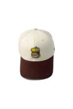 TRAVEL BAG CAP-OFF WHITE & BROWN