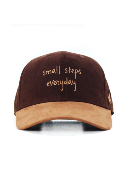 SAMLL STEPS EVERYDAY – BROWN & CAMEL ( SUEDE FABRIC)