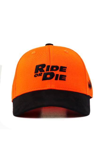 RIDE OR DIE- BLACK & BLAZE ORANGE