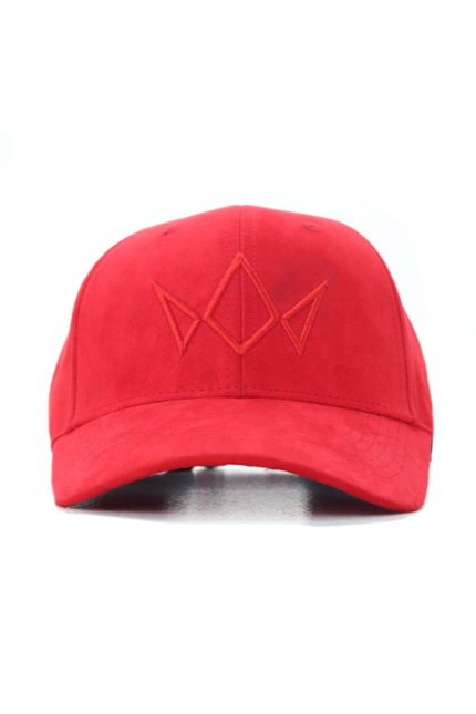 SIGNATURE OF CROWN-RED (SUEDE FABRIC)