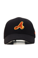 "A " EMBROIDERED CLASSIC CAP – BLACK